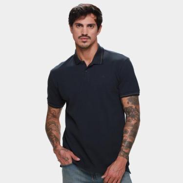 Imagem de Camisa Polo Calvin Klein Casual Masculina, Marinho, G