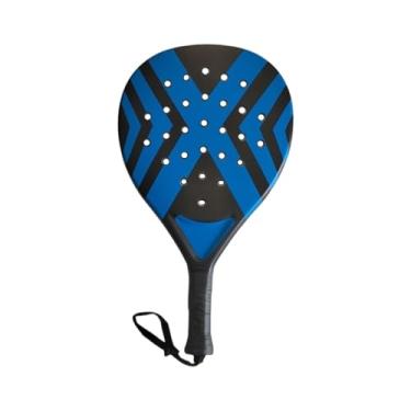 Imagem de Generic Raquete de Padel Profissional para Treinamento, para Esportes ao Ar Livre, Raquetes Leves para Tênis de Praia, Azul Preto