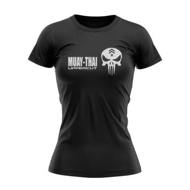 Imagem de Camiseta Muay Thai Dry Tech UV-50+  Caveira War Bc - Feminina-Unissex