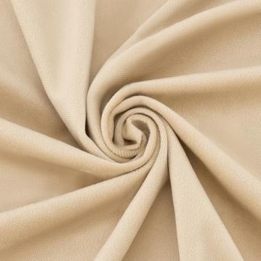 Imagem de PH PandaHall Tecido de tom de pele de trigo 78,7 × 61,20 cm Tecido de malha de veludo interloque Waldorf Boneca Tecido de Pele Acolchoado Patchwork Quadrados Material de Costura Macia para Fazer