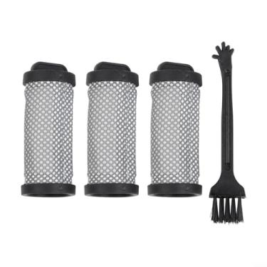 Imagem de Compatível com aspirador de colchão JIGOO T600: 3 cartuchos de filtro + 1 escova de limpeza