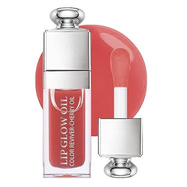 Imagem de Óleo hidratante para brilho labial, óleo hidratante labial, óleo labial transparente brilhante nutritivo, óleo labial volumoso, protetor labial, protetor labial não pegajoso para cuidados labiais