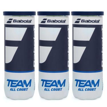 Imagem de Bola de Tênis Babolat Team All Court Pack com 3 Tubos-Unissex