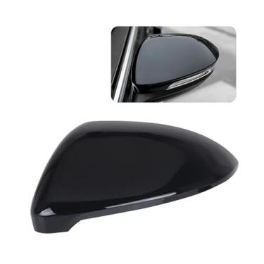 Imagem de Tampa lateral do espelho retrovisor compatível com vw golf 7 mk7. 5 gti para touran 2014-2019 caixa preta brilhante 5g0857537 5g0857538(1pc Left)