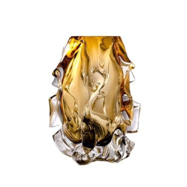 Imagem de Vasos criativos vaso de vidro cristal sala de estar varanda hidropônico casa vaso de flores ornamentos de restaurante vaso de mesa (A)