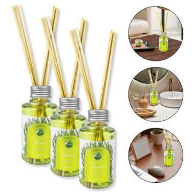 Imagem de Kit 3 Aromatizador Ambientes Alecrim 200ml Pantanal Aromas Fragrância 