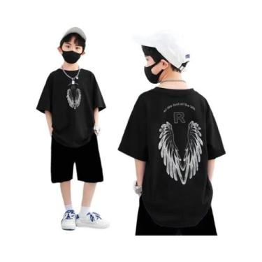 Imagem de Conjunto De Roupas De Verão Para Meninos E Meninas, Camiseta De Manga 