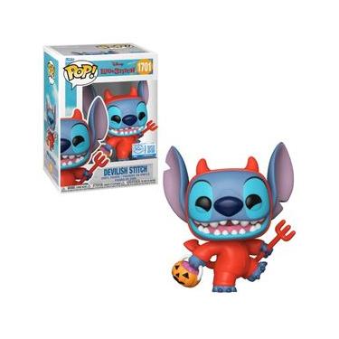 Imagem de Boneco Funko Pop! Exclusivo Disney Lilo & Stitch - Stitch Travesso