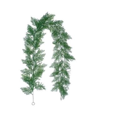 Imagem de Guirlanda Artificial De Pinheiro Verde De 180-200cm Para Decoração De 