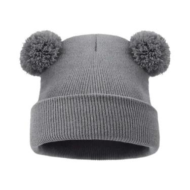 Imagem de Gorro De Malha Quente Para Bebês Meninos E Meninas, Acessórios Infanti