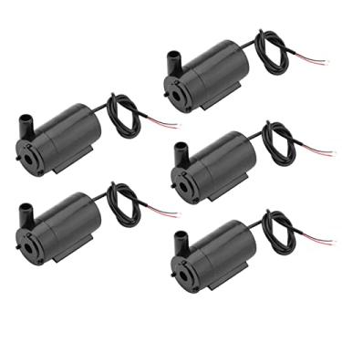 Imagem de Hyuduo 5pcs Mini DC Bomba de água DC Submersa Micro Water Bomba de água para Aquário Tanque de Peixes Fonte Com Design Compacto de Baixo Ruído 3V-5V