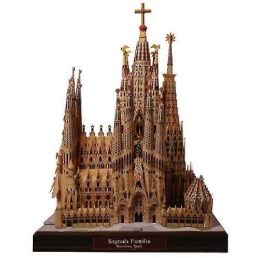 Imagem de Quebra-cabeça 3D DIY  Modelo de arquitetura da Sagrada Família - Gloom