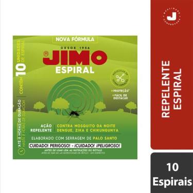 Imagem de Jimo Espiral Repelente Serragem De Palo Santo 10 Unidades Duração 8 Ho