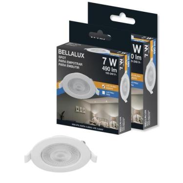 Imagem de 3 SPOT LED REDONDO 7W BIV 3000K BellaLUX