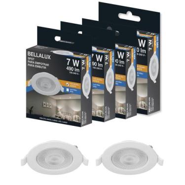 Imagem de 6 SPOT LED REDONDO 7W BIV 3000K BellaLUX