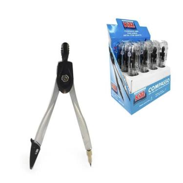Imagem de Compasso S/T linha Metal com Grafite Preto da KAZ - KAZAN