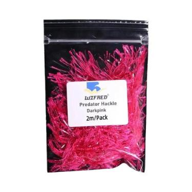 Imagem de Pacote De 2M De Material De Chenille Predator Hackle De Face Única Par