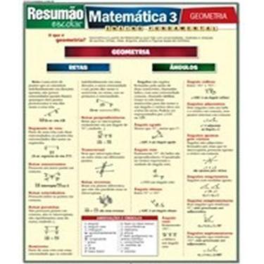 Imagem de Matemática 3 - Geometria Sortido - RESUMAO, Sortido