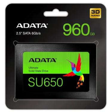 Imagem de SSD Adata, 960GB, 2.5 Polegadas Sata Iii 6GB/s, leitura 520 MB/s, gravação 450 mb/s - Asu650ss-960gt-r.