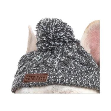 Imagem de Gorro De Inverno Quente Para Cães, Capuz Tricotado À Prova De Vento Pa