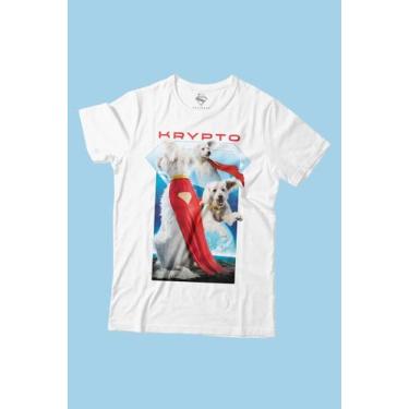 Imagem de Camiseta DC Comics Superman Krypto - BANDUP, GG, BRANCO