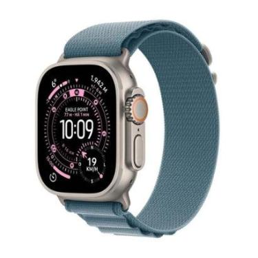 Imagem de Apple Watch Ultra 3 GPS + Cellular Caixa de Titânio 49mm Pulseira Loop Alpina G-Unissex