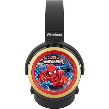 Imagem de Fone Ouvido Bluetooth Infantil Super Heróis Vingadores - Homem Aranha 
