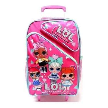 Imagem de Mochila Escolar Boneca Lol Surprise Rodinhas Tam G Infantil