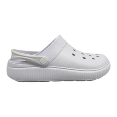 Imagem de Sandália Babuche Clog Feminina Leve e Confortável Moleca 5832100, Bran