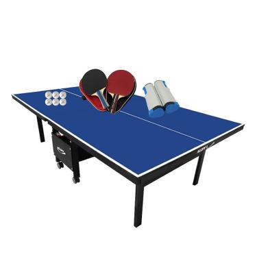 Imagem de MESA PING PONG 1084 KLOPF + Kit Completo c/ Estojo + Rede Retrátil