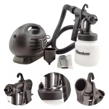 Imagem de Pistola Pintura Elétrica 220v 800ml Titanium - Titanium Platina, 220V