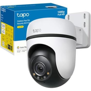 Imagem de TP-Link Tapo C500, Camera de Segurança wifi Externa, Color Night Vision(New), 1080p Full HD, 360° de Alcance, Visão Noturna, a prova d´água IP65, Áudio de Duas Vias, Compatível com Alexa, 512G