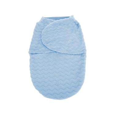 Imagem de Saco De Dormir Azul Cinza Soft Buba, Azul
