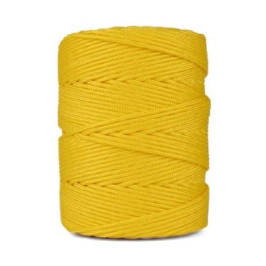 Imagem de Corda Trançada de Polipropileno Seda Fio 3mm Rolo 1kg Alta Resistência