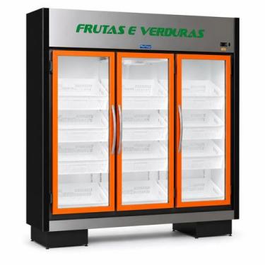 Imagem de Expositor Refrigerado Hortifruti Fortsul EAS203 RT HORT 3 Portas 1190L