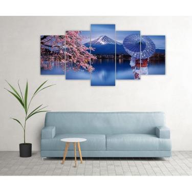 Imagem de Quadro Decorativo Sala Quarto Escritório Paisagem Monte Fuji