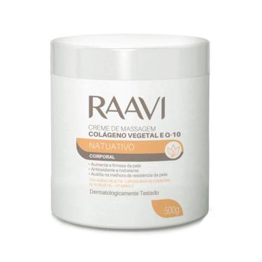 Imagem de Creme De Massagem Colágeno Vegetal E Q-10 Raavi 500G