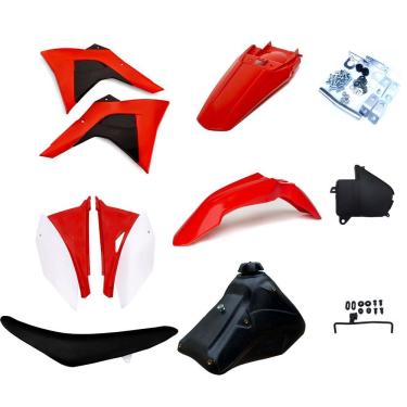 Imagem de Kit Plástico Amx Adaptável Completo Crf 230 P/ Xr 200 Xr 250
