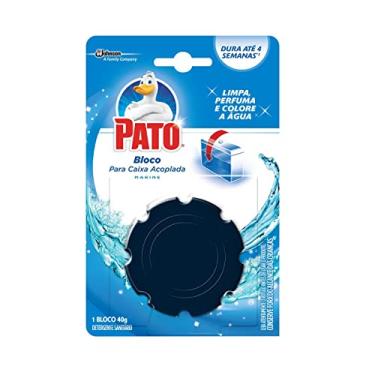 Imagem de Pato Desodorizador Sanitário Caixa Acoplada Marine, Limpeza Banheiro, 40g