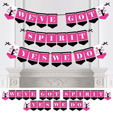 Imagem de Big Dot of Happiness We Got Spirit – Cheerleading – Banner de festa – Decorações de festa de líder de torcida – We Got Spirit Yes We Do