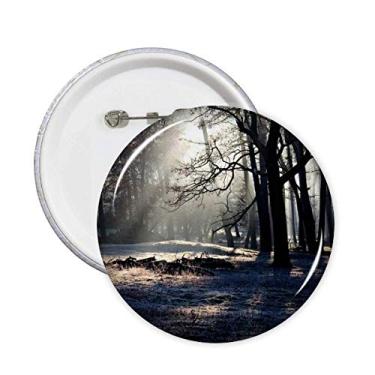 Imagem de Emblema de decoração com botões de distintivo com tema de natureza e ciência florestal verde 5 peças