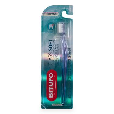 Imagem de Escova de Dente Bitufo Class Soft Extramacia com 1 unidade + 1 Protetor de Cerdas 1 Unidade