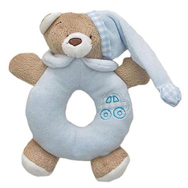 Imagem de Zip - Chocalho Urso Nino Azul Bebê