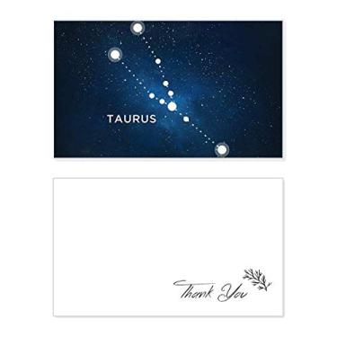 Imagem de Signo do zodíaco da Constelação Taurus Cartão de agradecimento aniversário aniversário saudações casamento agradecimento