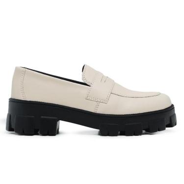 Imagem de Sapato Feminino Mocassim Oxford Sola Tratorada Confortavel-Feminino