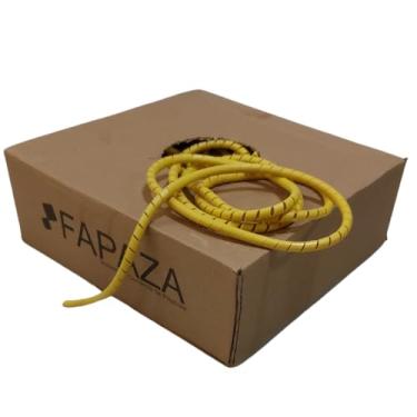 Imagem de Organizador de Fios e Cabos Espirais 13mm 1/2' 50 metros (Amarelo, 6mm)