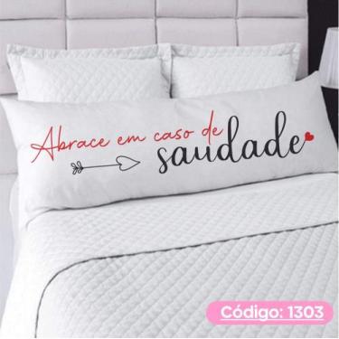 Imagem de Capa De Travesseiro De Corpo Fronha Xuxão Ziper Personalizado 1.25x0.4