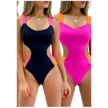 Imagem de maio biquíni das gringas com elástico na lateral - lojas bea, Rosa, u