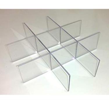 Imagem de Divisória Colmeia Organizador Acrílico Quarto Sala 24 Nichos - AGV Cri