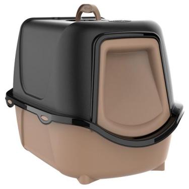 Imagem de Caixa de Areia Fechado Sanitario Plast Pet Wc Cat New Gold - PlastPet,